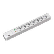 Bachmann Multiprise 19 pouces 7x PVC 7xProtection 1xÜSS 333.604-1