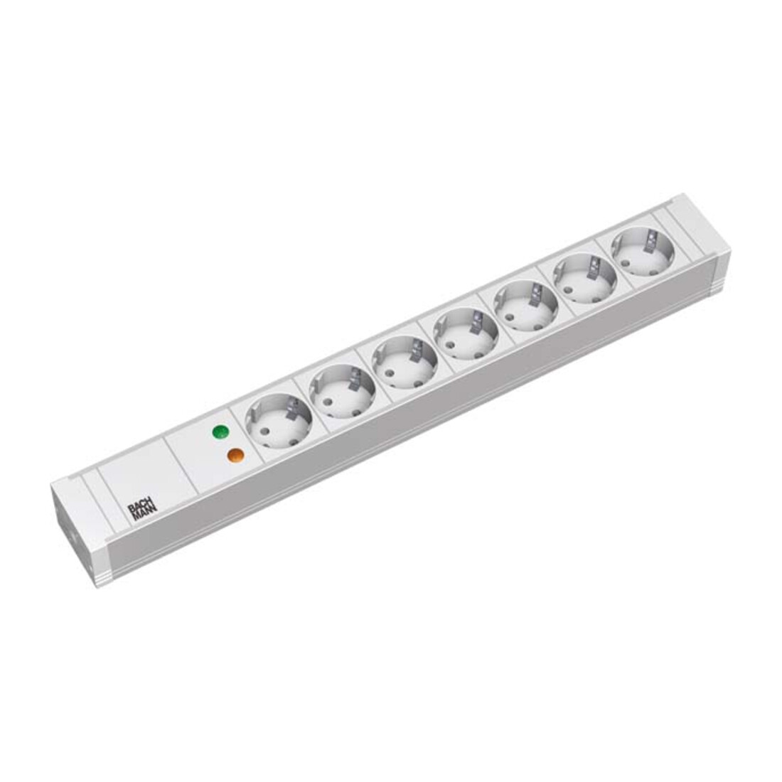 Bachmann Multiprise 19 pouces 7x PVC 7xProtection 1xÜSS 333.604