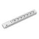 Bachmann Multiprise 19 pouces 7x PVC 7xProtection 1xÜSS 333.604
