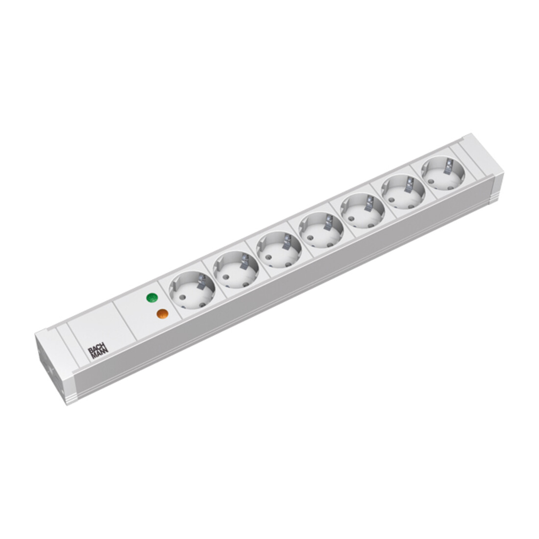Bachmann Multiprise 19 pouces 7x PVC 7xProtection 1xÜSS 333.604