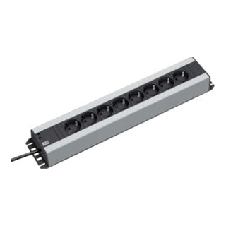 Bachmann Multiprise 19 pouces 8x avec protection, 35 degrés 300.006