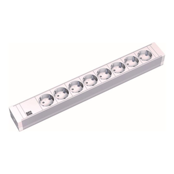 Bachmann Multiprise 19 pouces 8x PVC 8x protection 333.601