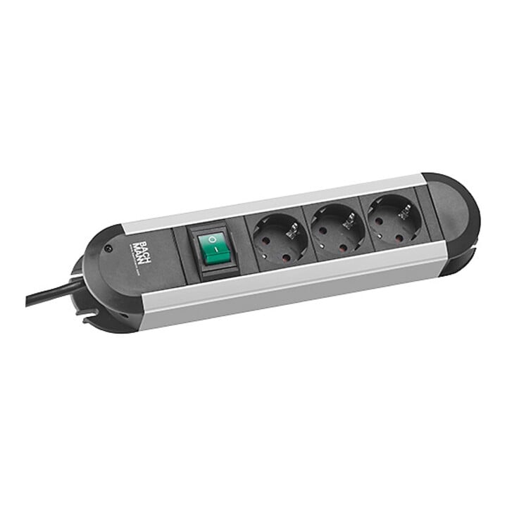 Bachmann Multiprise 3 prises avec interrupteur bascule 330.070