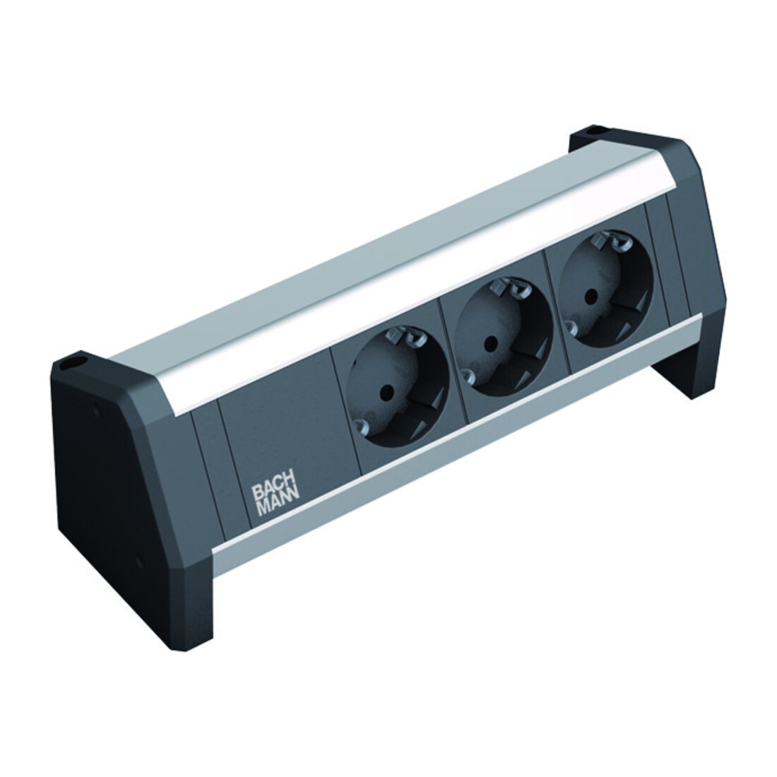 Bachmann Multiprise 3x avec protection sans câble d’alimentation 339.1002