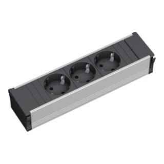 Bachmann Multiprise 3x CONI avec protection 333.1007