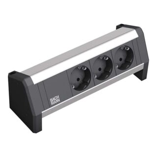 Bachmann Multiprise 3x Protection Noire 902.0048