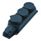 Bachmann Multiprise 3xProtection avec couvercle 381.109
