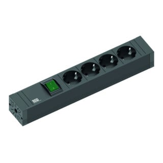 Bachmann Multiprise 420.0012 4x prise avec terre avec interrupteur 2 m