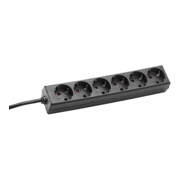 Bachmann Multiprise 6 prises 1,5 m, noir 381.141S-1