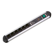 Bachmann Multiprise 6x avec interrupteur bascule 331.071-1