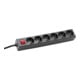 Bachmann Multiprise 6x avec prise coudée noir 381.144S