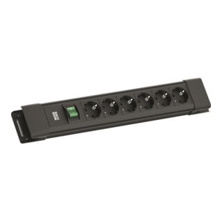 Bachmann Multiprise 6x CEE7/3 1x interrupteur BM005912