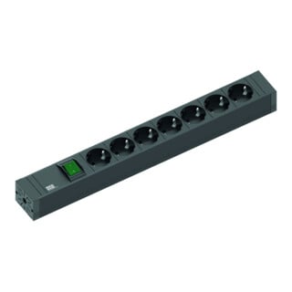 Bachmann Multiprise 7x prise avec protection et interrupteur 2 m 420.0014
