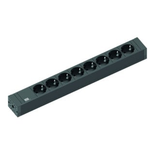 Bachmann Multiprise 8x prise de courant avec terre 2 m 420.0019
