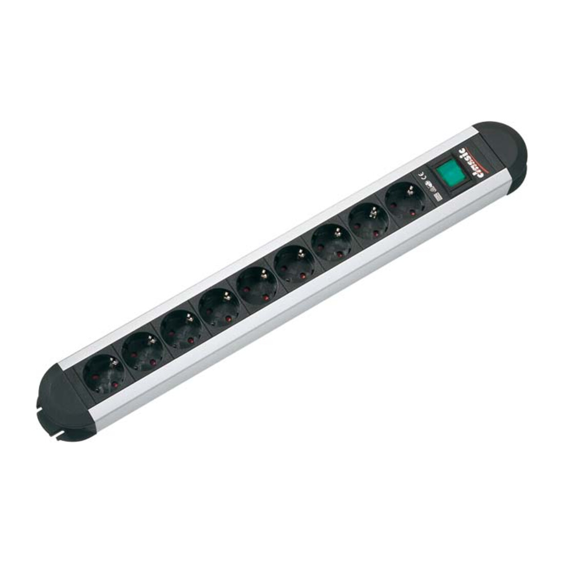 Bachmann Multiprise 9x avec interrupteur bascule 330.072
