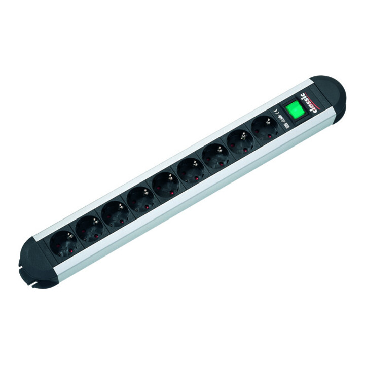 Bachmann Multiprise 9x avec interrupteur bascule 330.072