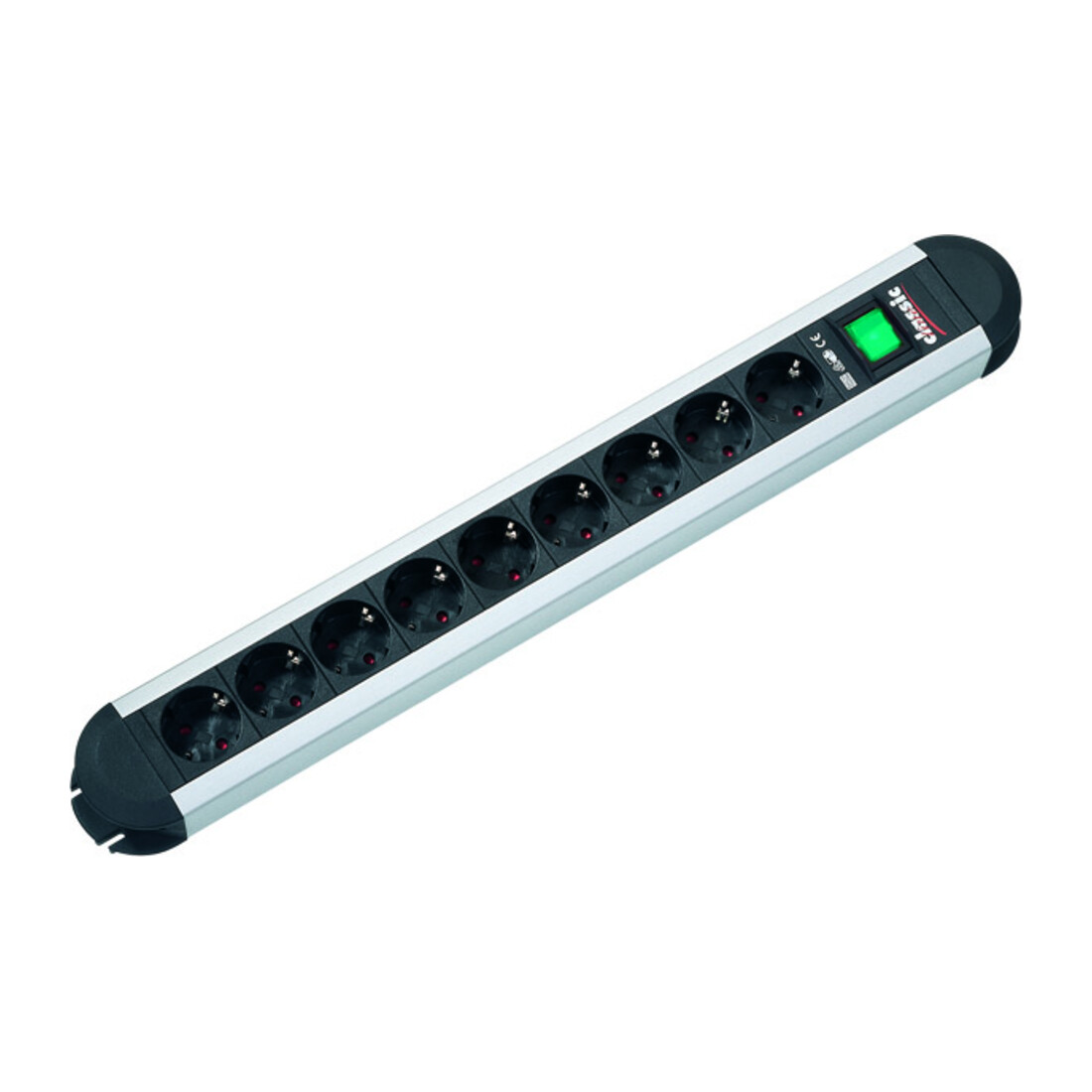Bachmann Multiprise 9x avec interrupteur bascule 330.072