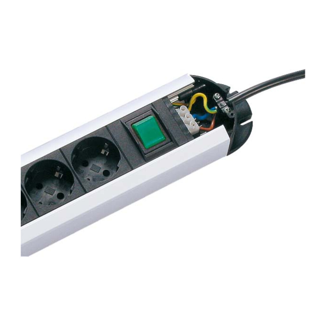Bachmann Multiprise 9x avec interrupteur bascule 330.072