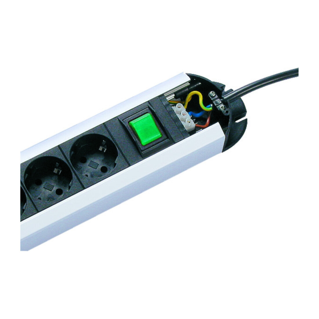 Bachmann Multiprise 9x avec interrupteur bascule 330.072