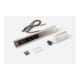 Bachmann Multiprise CASIA 2 m aspect acier inoxydable 932.006
