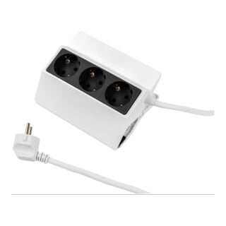 Bachmann Multiprise Peggy 3x avec protection blanc 500.000