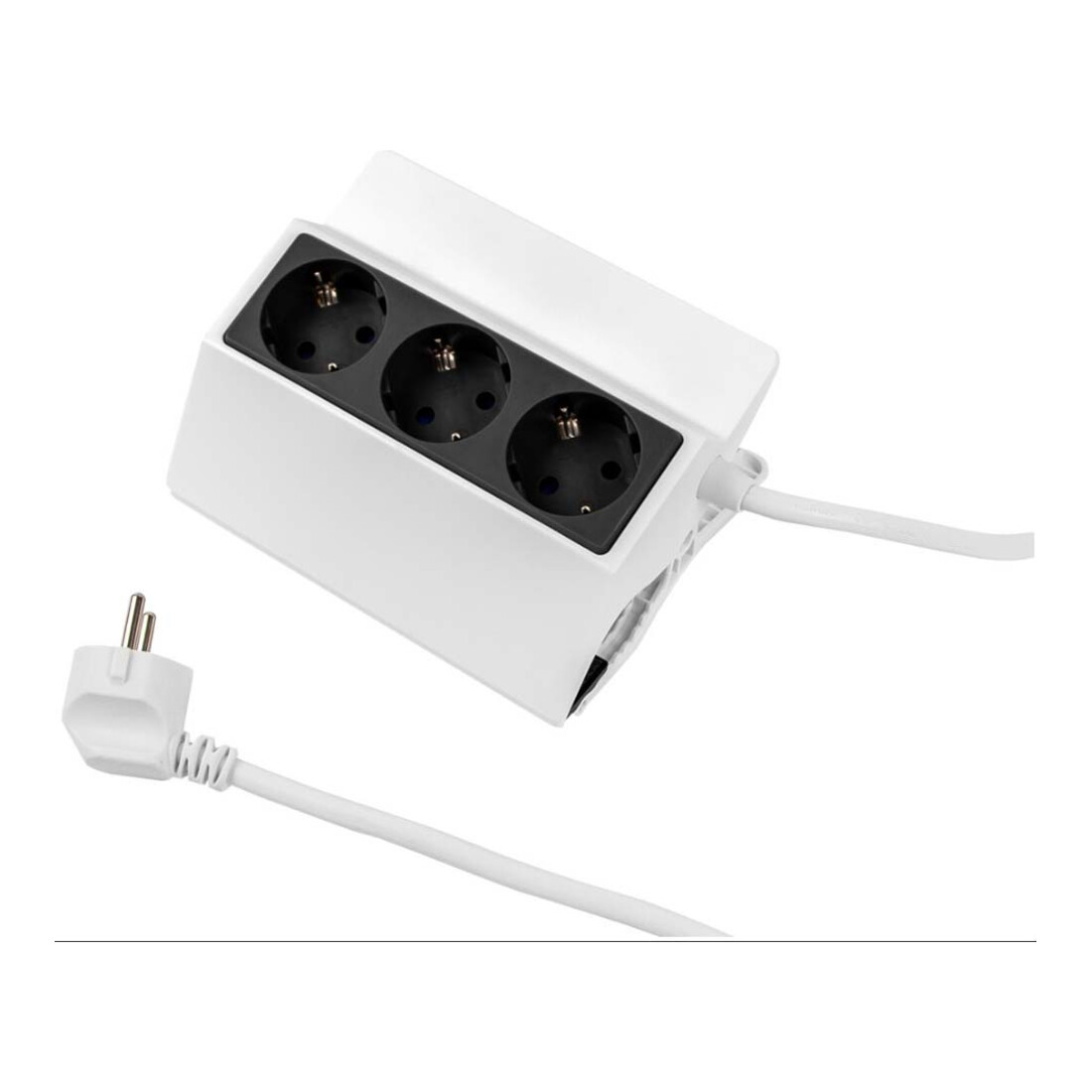 Bachmann Multiprise Peggy 3x avec protection blanc 500.000