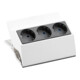 Bachmann Multiprise Peggy 3x avec protection blanc 500.000