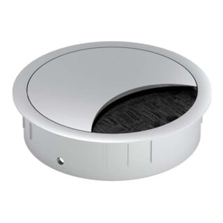 Bachmann Passe-câbles rond, gris argenté 930.300