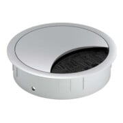 Bachmann Passe-câbles rond, gris argenté 930.300-1