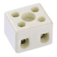 Bachmann pince en porcelaine blanc jusqu’à 2,50 mm², 2 pôles 950.002