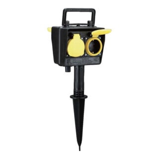 Bachmann Prise de jardin 2,00 m noir 394.182