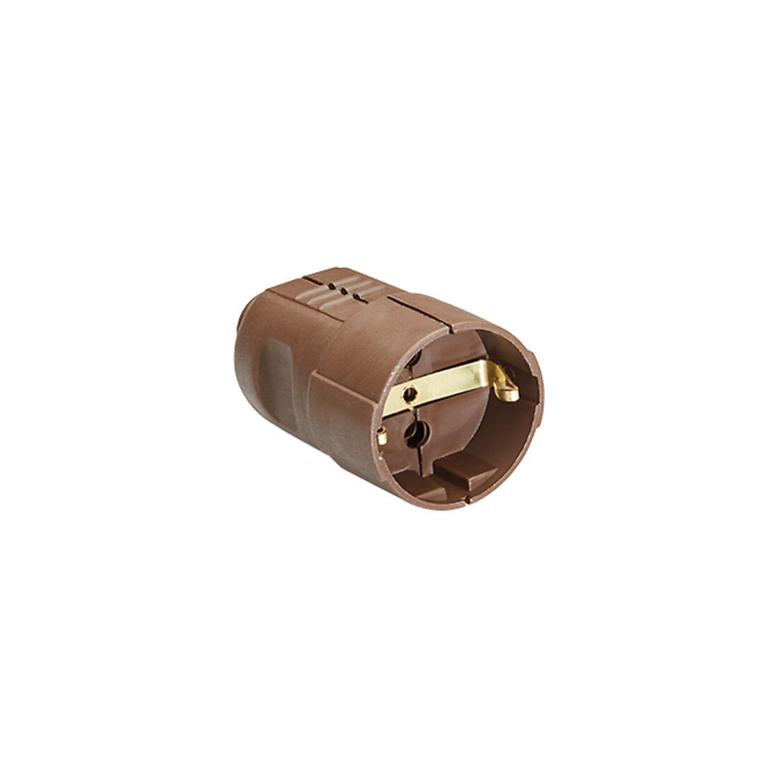 Bachmann Prise de protection, brun, PVC, centrale 912.470