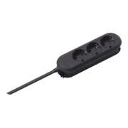 Bachmann Prise de table 3x, 1,50 m, noir 388.170-1