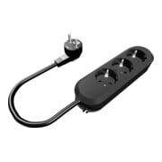 Bachmann Prise de table 3x 1,5m noir 387.170-1
