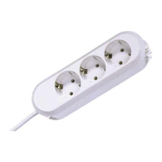 Bachmann Prise de table 3x clipsée 45 blanc 387.272
