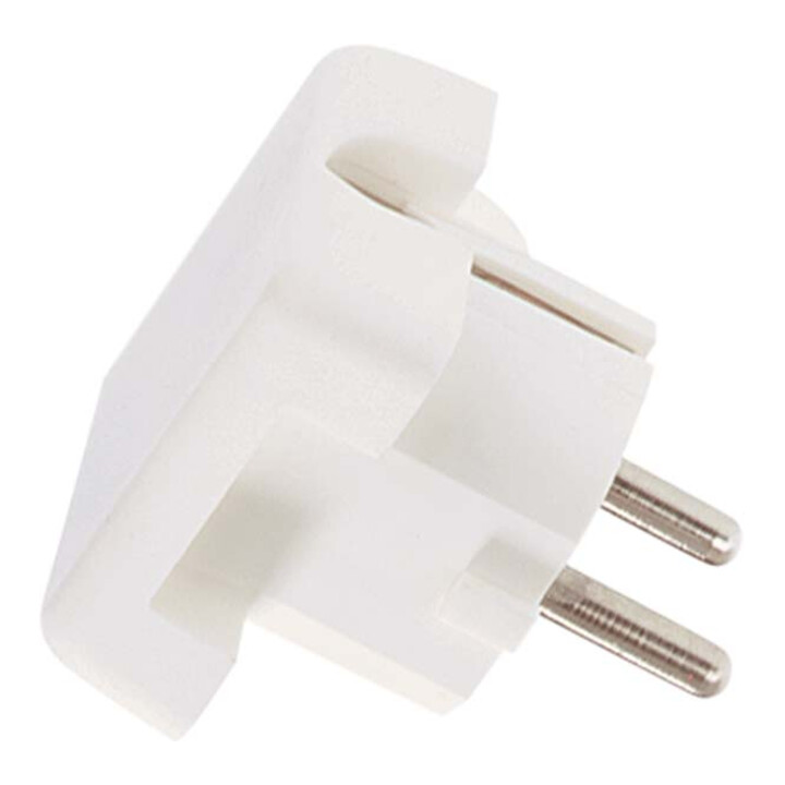Bachmann Prise encastrable blanche, angle 911.270