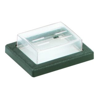 Bachmann PVC-Kappe mit Rahmen klar/sw, f.2p.Wippe. 924.118