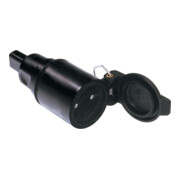 Bachmann Raccord plat noir pour câble ILLU 740.003-1