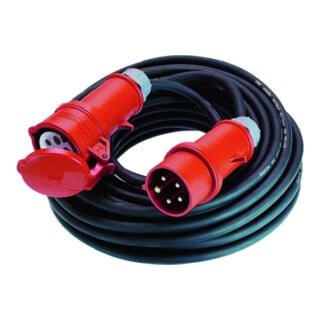 Bachmann Rallonge CEE 10 m noire 16A 400V