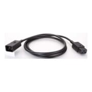 Bachmann Rallonge pour appareil froid H05VV-F3G1,5, 2m, noir 356.174-1