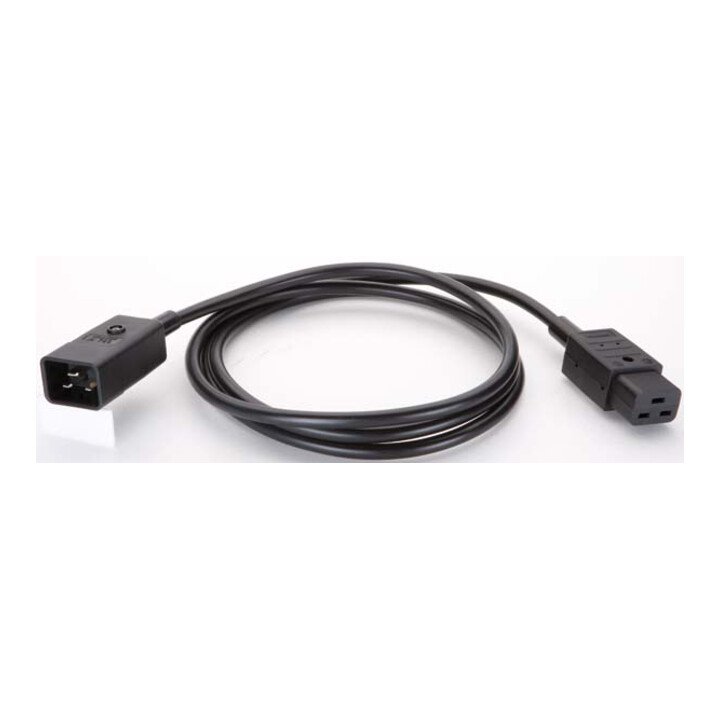 Bachmann Rallonge pour appareil froid H05VV-F3G1,5, 2m, noir 356.174