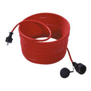 Bachmann rallonge pour tondeuse 50 m, rouge 343.371-4