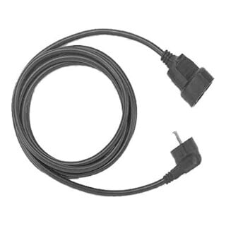 Bachmann Rallonge prise de courant avec terre PVC 5,00 m noir 341.186