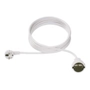 Bachmann Rallonge prise de terre PVC 10,00 m blanc 341.289-1