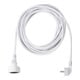 Bachmann Rallonge prise de terre PVC 10,00 m blanc 341.289