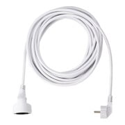 Bachmann Rallonge prise de terre PVC 10,00 m blanc 341.289-4