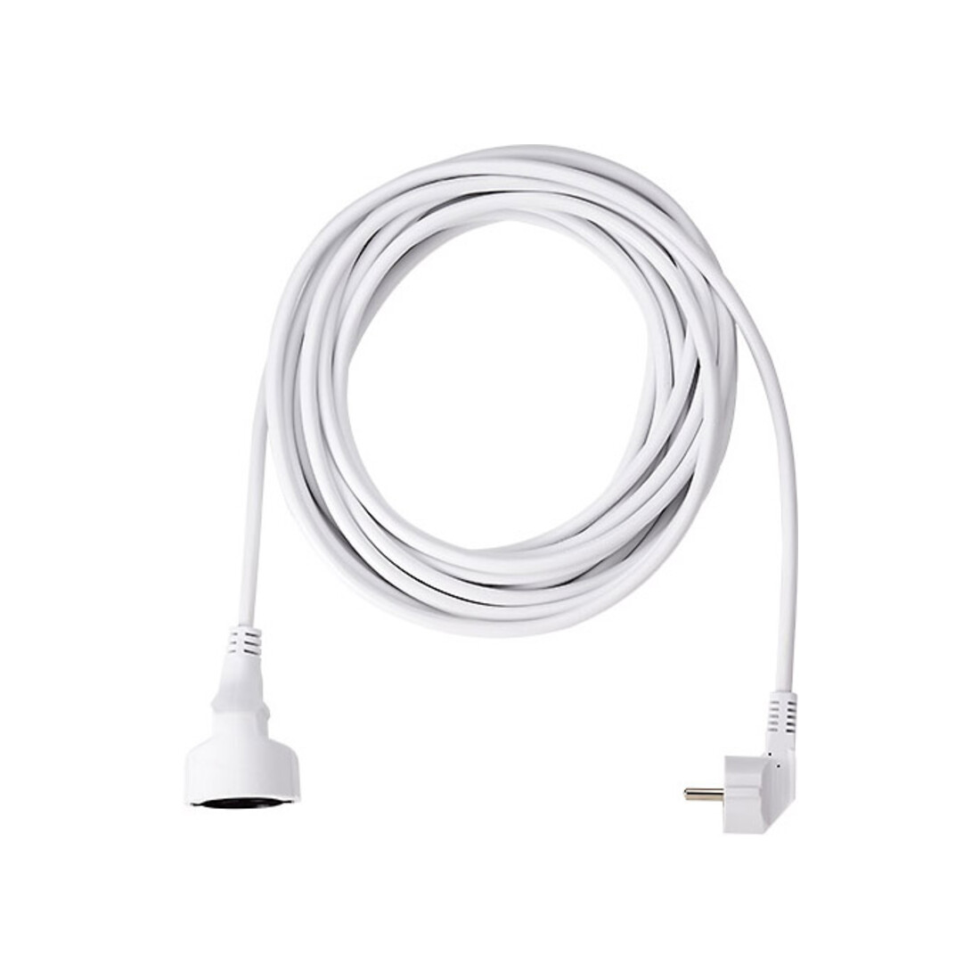 Bachmann Rallonge prise de terre PVC 10,00 m blanc 341.289