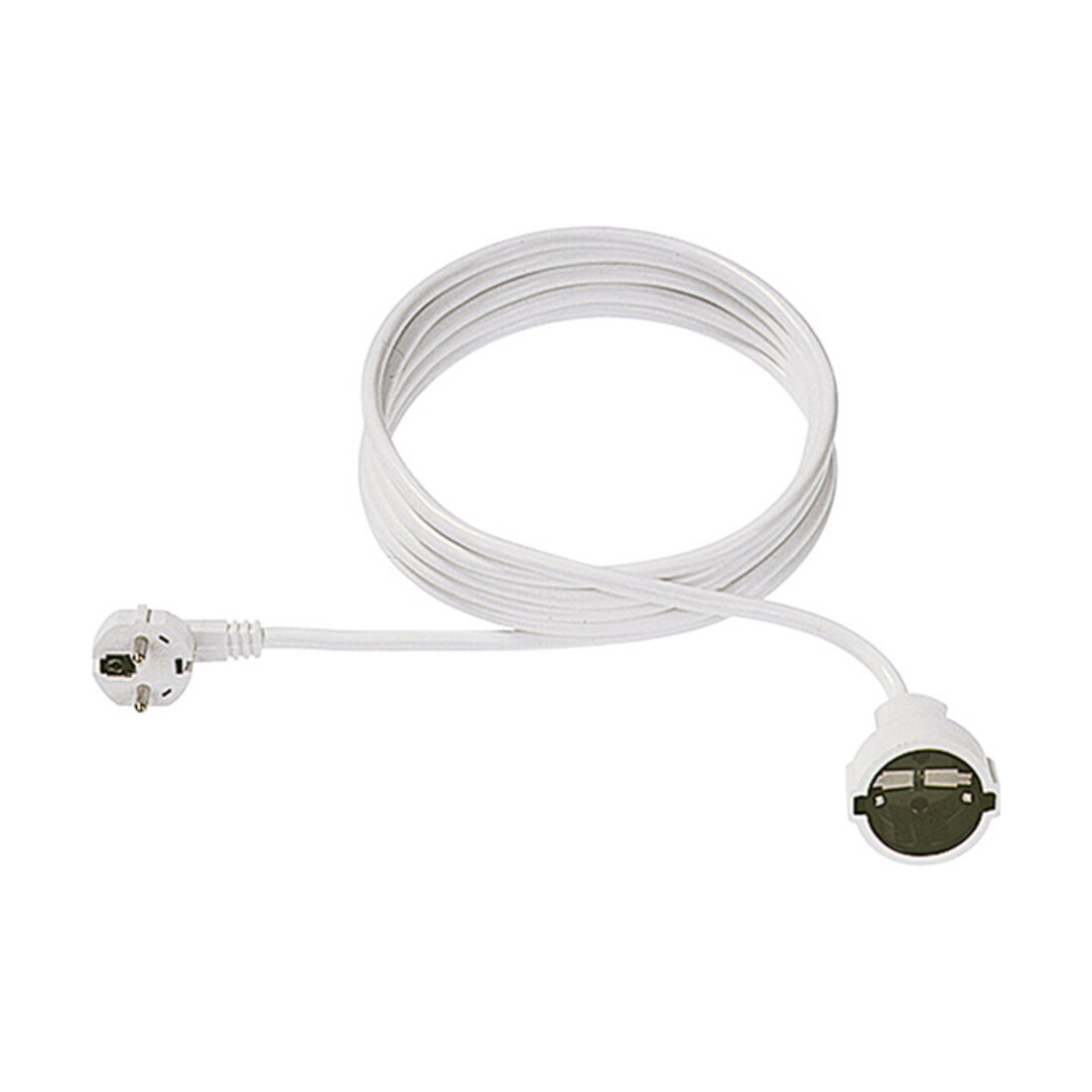 Bachmann Rallonge prise de terre PVC 15,00m blanc 341.281