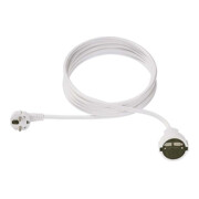 Bachmann Rallonge prise de terre PVC 3,00 m blanc 341.285-1
