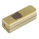 Bachmann Schnur-Zwischenschalter gold/braun 924.050